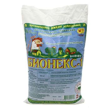 БИОНЕКС-1 2,0кг. (орг.удобрение на основе куриного помета)