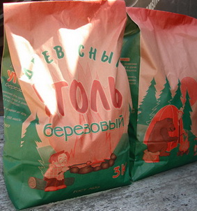 Уголь древесный  5кг.