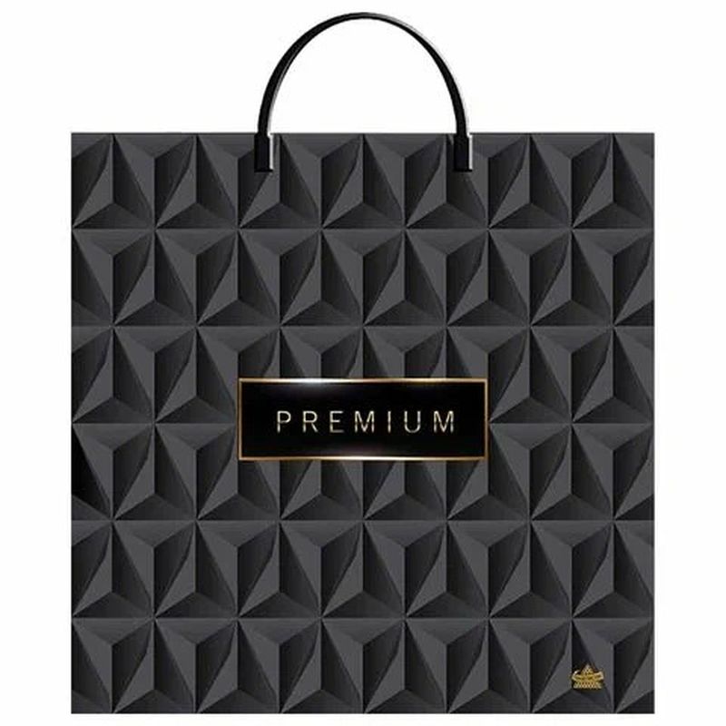 Пакет (пласт.руч.) 350*360мм. Премиум Блэк 255856 Т-П