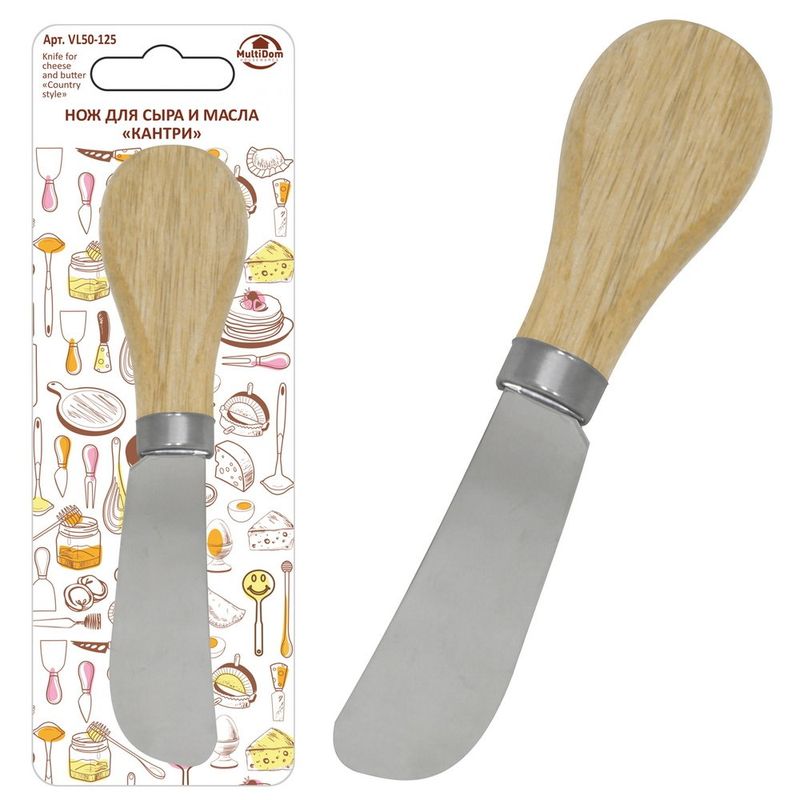 Нож д/сыра и масла "Кантри" VL50-125 Мд