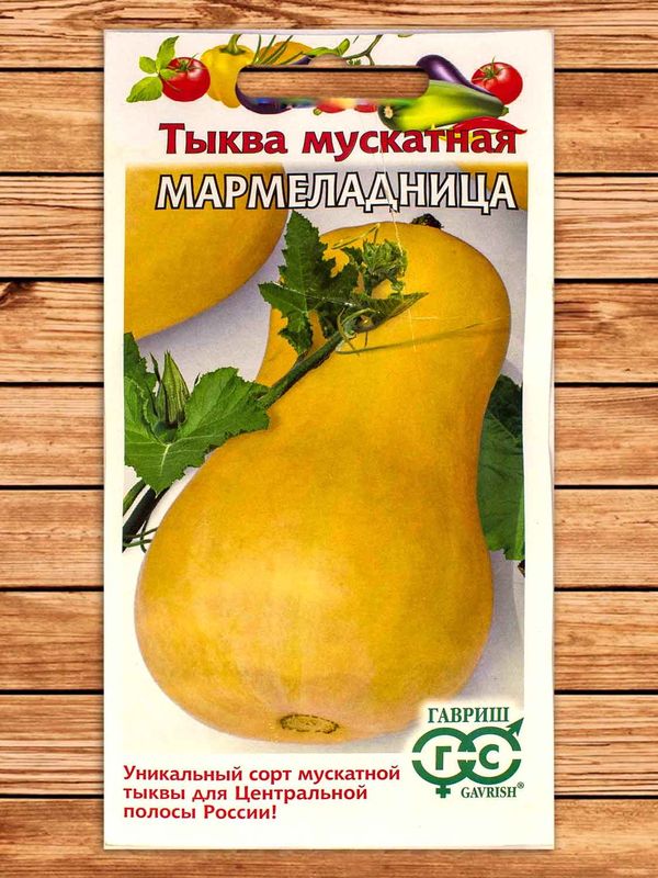 Тыква МАРМЕЛАДНИЦА, мускатная 2,0г. (Гавриш)
