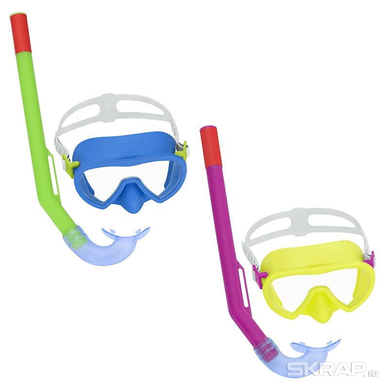 Набор д/ныряния 006148 Essential Lil Glider (маска, трубка)24036 Bestway