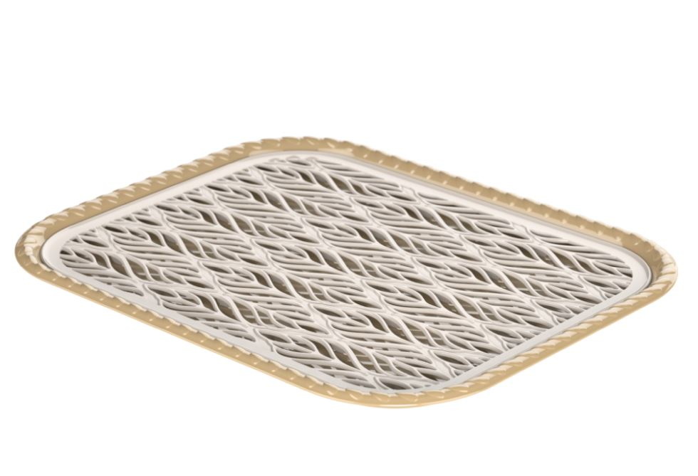 Поднос с вкладышем-сушилкой "Колос" АП 613 (455*360*23мм)А-П