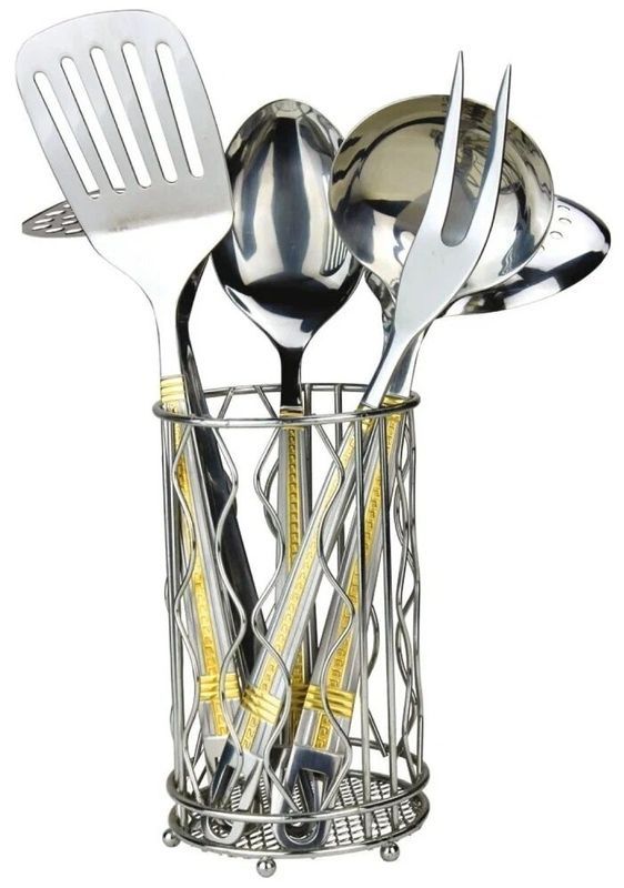 Набор кухонных принадлежностей RS\KT 8146-07 (7пр.) на подставке