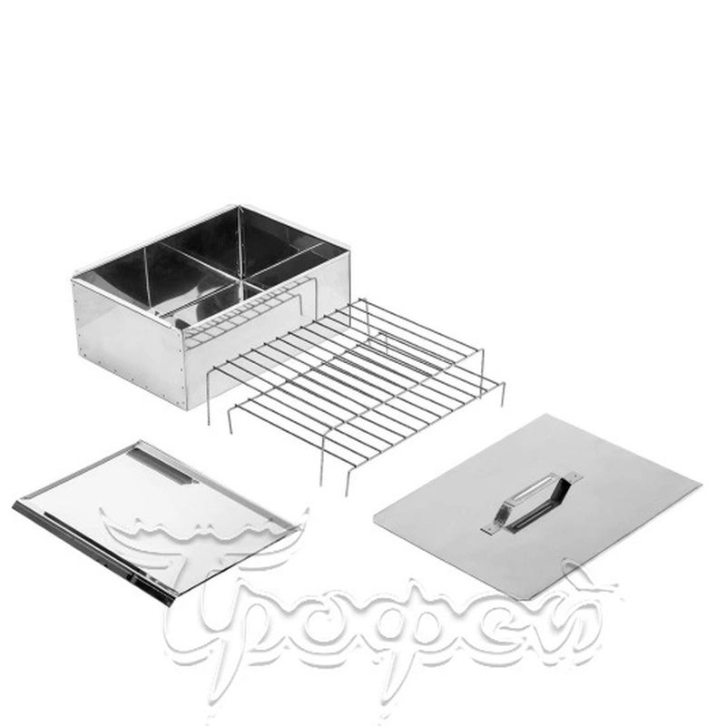 Духовка д/копчения 2ярусн. "Стандарт" 380*280*170мм. (0,5мм.) 2085 с поддоном