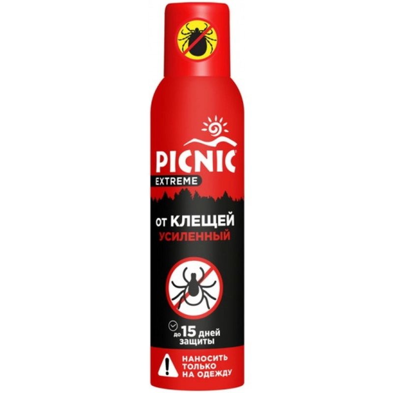 Аэрозоль от летающ.насекомых и клещей ПИКНИК Extreme 150мл. 92401 .
