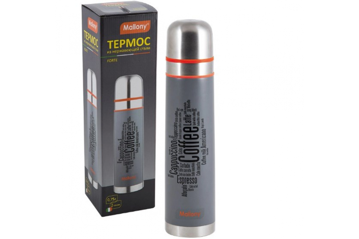 Термос нерж. Mallony FORTE 0,75л. 003693 (Скр)