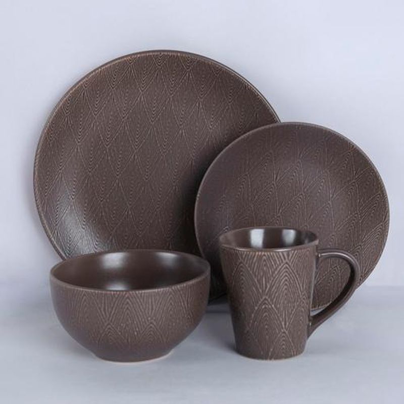 Столовый сервиз JEWEL ПС0003-50 "Мокко" 16пр.