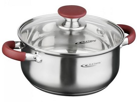 Кастрюля нерж.  3,0л. БЕРТА d20*10см. КТ15-D-20 .