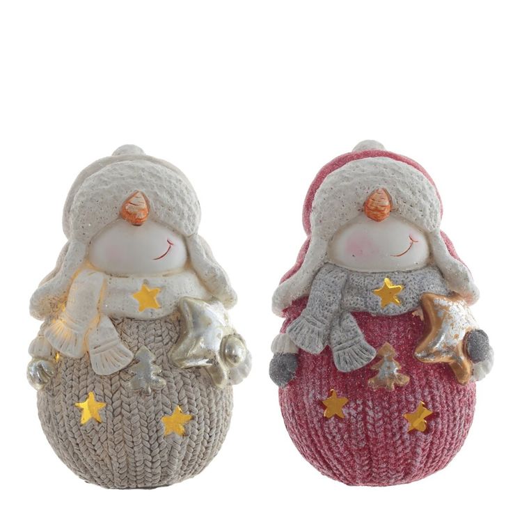 Фигурка "Снеговик" 791778 с подсветкой (10*20см.)