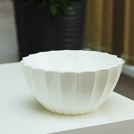 Кашпо РАКУШКА 3,4л. со вставкой 1328 (белый) ДП