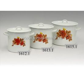 Кастрюля эмал.  3,0л. 1612,1 /4 (1612/4) Маг