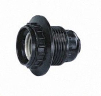 Патрон эл. Е27Н12РП-01 Е27 карболитовый с прижимн. кольцом