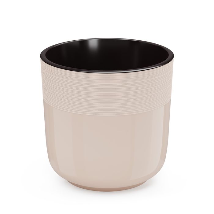 Горшок д/цв. "Линель"  4,5л. двойной М8702 (бежевый)