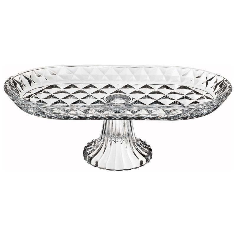 Блюдо 675-135 на ножке овал. (33*16*12см.) ВД