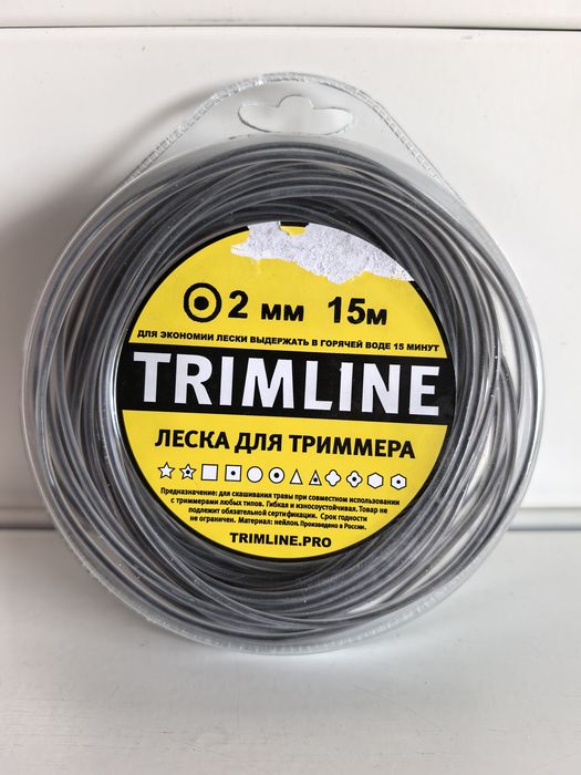 Леска Круглая d2,0мм. 15м. Duoline с сердечником блистер ТЛ