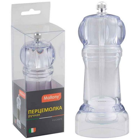Мельница д/перца PICCANTE 003595 14см. акрил, керамика СКР