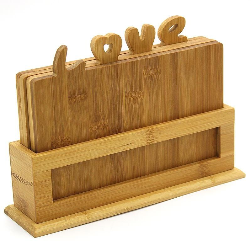 Набор досок разд. КТ-НД-04 (5пр: 4 доски 235*175*7мм+подставка )№2