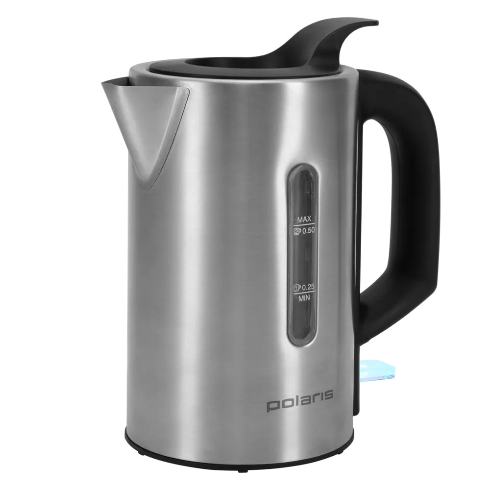 Чайник эл. POLARIS PWK 0508 Water Way Pro (1,1кВт. 0,5л. диск, нерж.)
