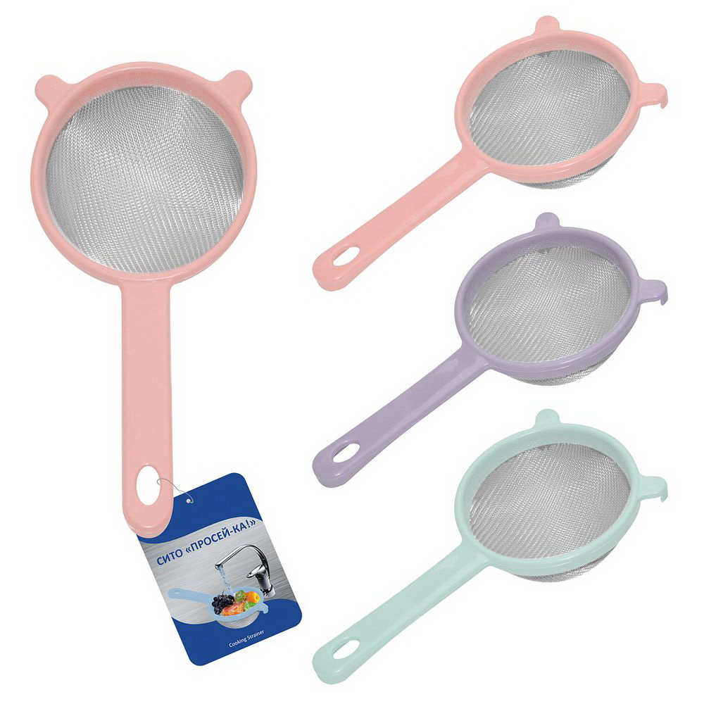 Сито "Просей-ка!" 12см. MS11-107 (пластик+ал.) Мд