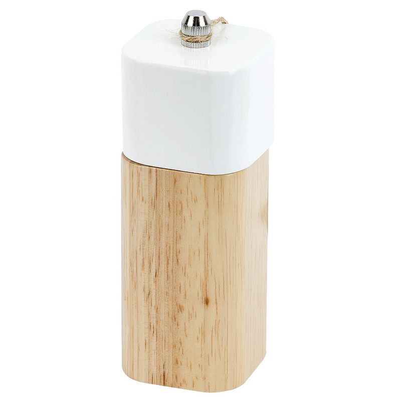 Мельница д/перца и соли 9903956 "Emborio "(керамика, бук) ЕНС