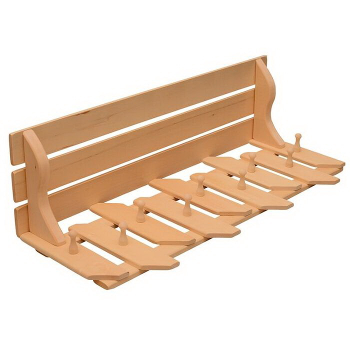 Полка-вешалка Лесенка 7996 9 крючков