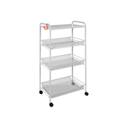 Этажерка 4ярусн. "Ладья 34КС" Э 357ГР (450*300*880мм) (Графит) (ЗМИ)