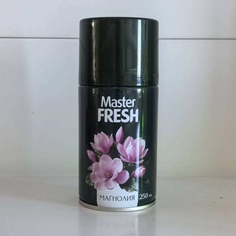 Освежитель воздуха-сменный баллон  Master FRESH "Магнолия" 250мл. 8722 д/авт. спрея (Арвитекс)