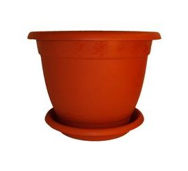 Горшок д/цв. "Борнео"  7,8л. d290мм. (мрамор) с подд. ПЦ42029