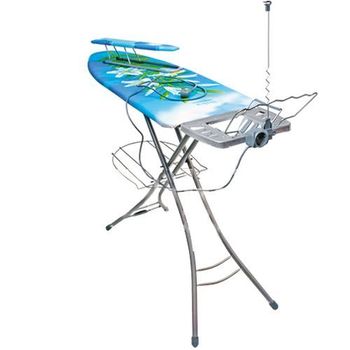 Глад.доска "НИКА-БЕСТ" НБ (122*40см.) удл. полка д/белья Иж.