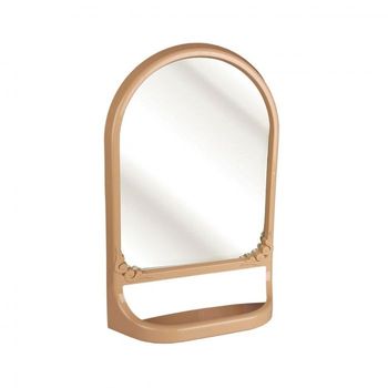 Зеркало с полкой (беж) М4516