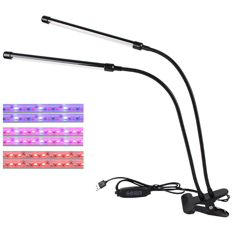 Светильник светодиодный 10Вт. 109169 (д/растений) на прищепке СКР.