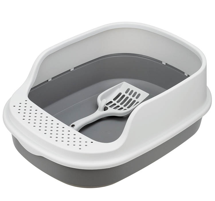 Лоток д/кошек ЛЯ-МУРР КН1834 с высоким бортом (480*355мм.)+ совок