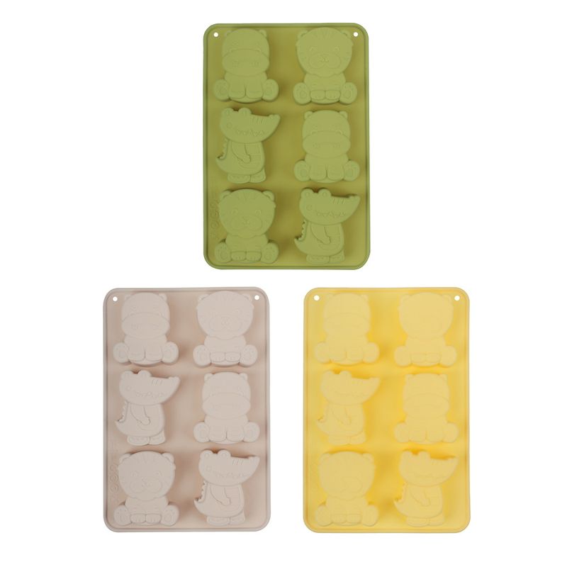 Форма д/выпечки силикон. 856-200 "Зверята" (6 ячеек) 23,5*16*2см. VETTA