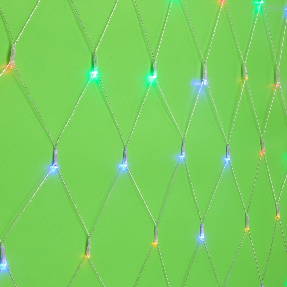 Гирлянда эл. сетка 2,0*2,0м. 351-496 224LED, мульти, 8 реж. СНОУ БУМ