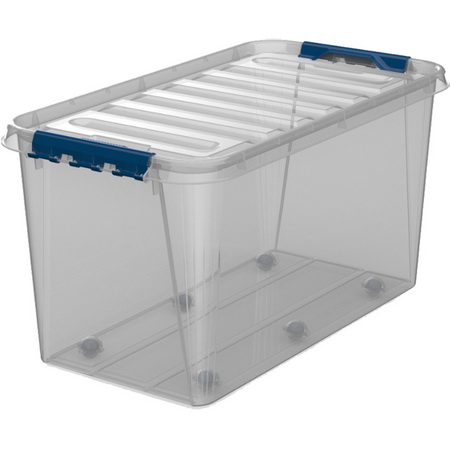 Ящик "ПРОФИ КОМФОРТ" 70л. ПБ799 с крышкой, на колесах