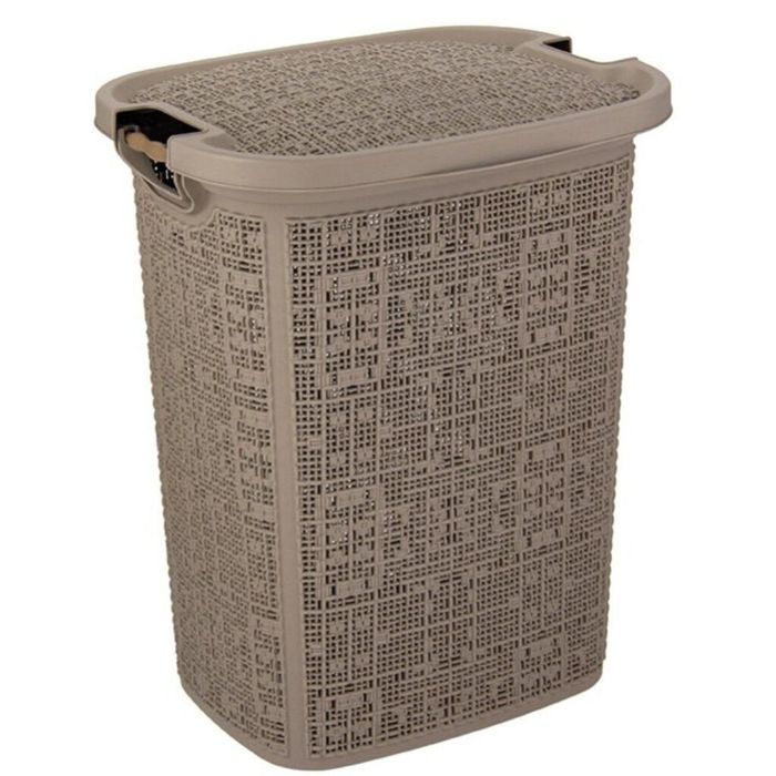 Корзина д/белья БЯЗЬ 30л КН2622ФС (французский серый)