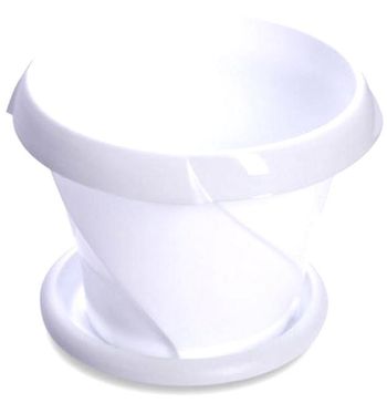 Горшок д/цв. "Флориана" 0,7л. d135мм. (белый) с подд. С384Бел Мар.