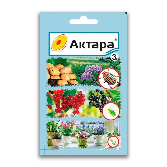 Актара (cредство от колорад.жука, тли) 3,0г. (Ваше Хозяйство)