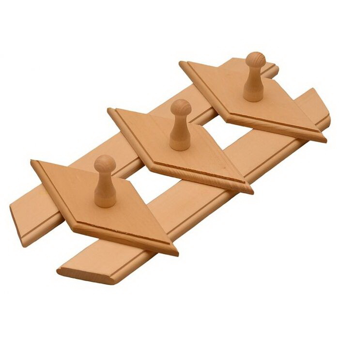 Вешалка Ромбовая 7228 3 крючка