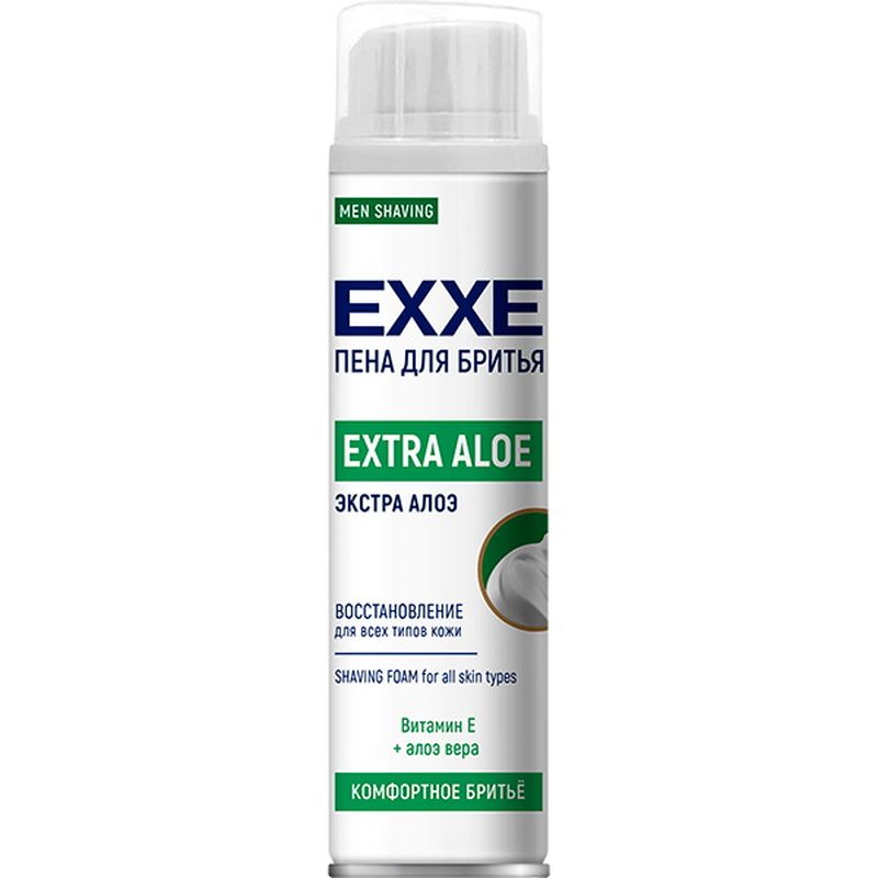 Пена д/бритья EXXE MEN "Экстра алоэ" 8524 200мл. (Арвитекс)