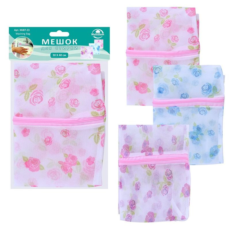 Мешок д/стирки MJ87-23 (30*40см.) с рис. Мд