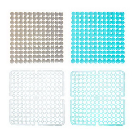 Коврик д/раковины на присосках 444-177 28*28см.  "Кругляш" Гала