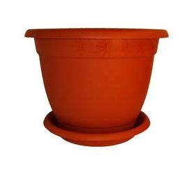 Горшок д/цв. "Борнео" 12,7л. d340мм. (терракот) с подд. ПЦ42034