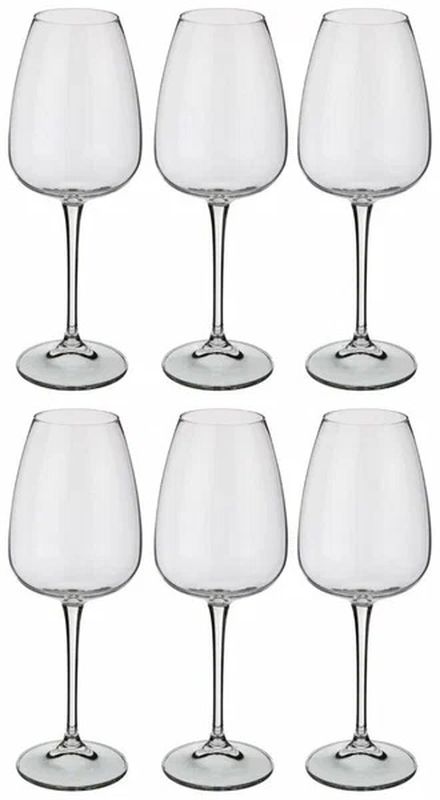 Набор фужеров Anser/Alizee 0047/20658 440мл. (6шт.) д/белого вина Crystalite Bohemia