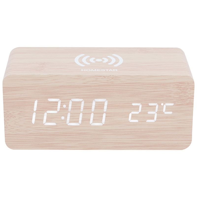 Часы настольные электронные HOMESTAR HS-0123 107615 СКР