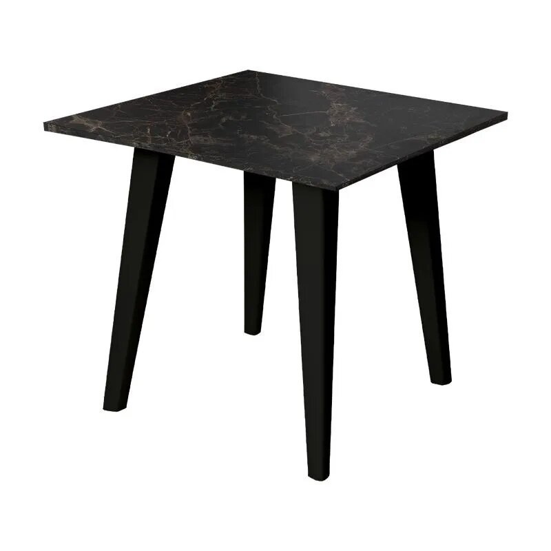 Стол квадр. "SCANDI Ola Dom" (800*800мм.) 2050 (черный мрамор)