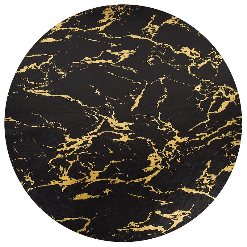 Салфетка сервировочная 9903318-2 "Мрамор" d=38см (черная) ЕНС