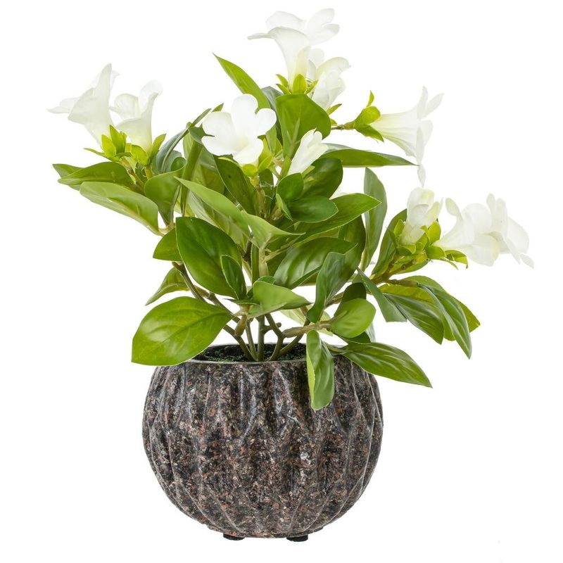 Цветок искусственный 818230 "Примула" в горшке h=24см. (Р)