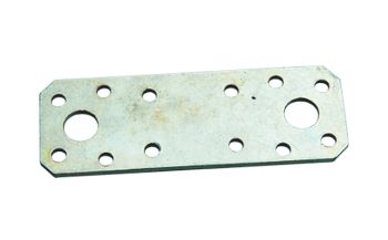 Пластина крепежная 100*35*2мм. цинк. Кунгур